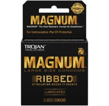 Trojan Magnum Ribbed (3 Pack)